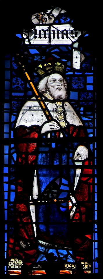 York Minster, Great East Window, L3, Hezekiah