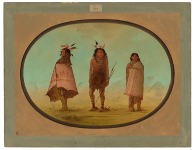 Yntah Medicine Man, a Warrior, and a Woman C17501