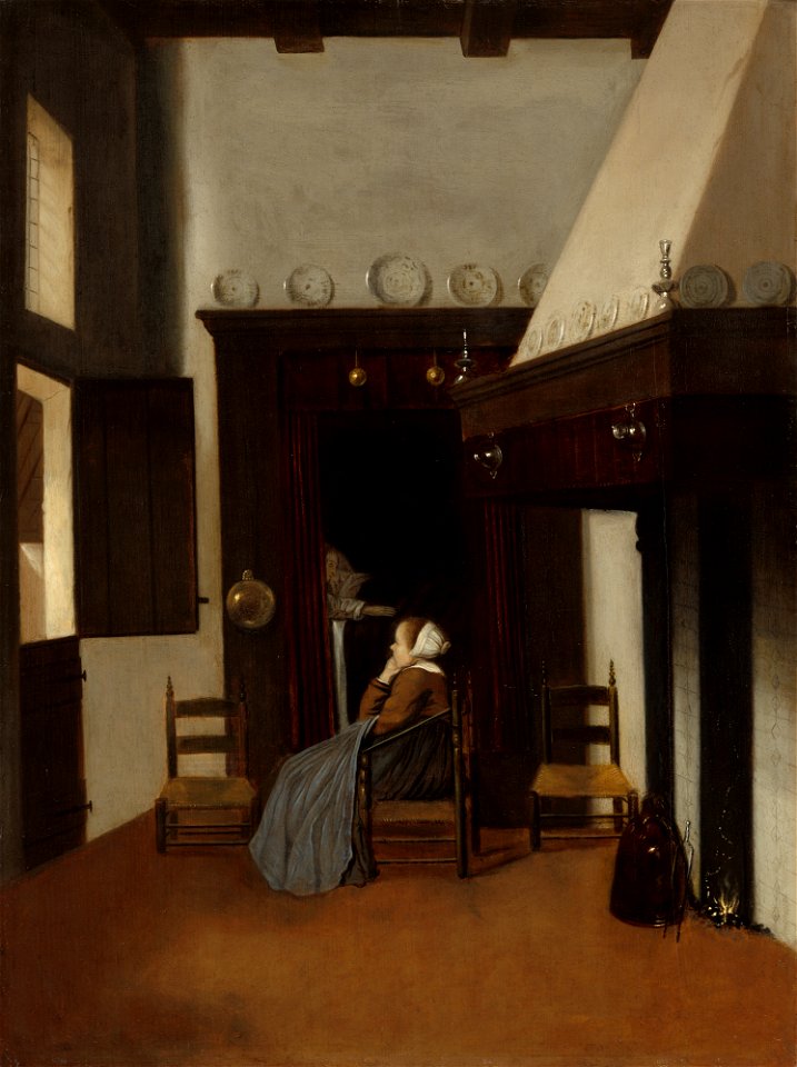 Young Woman in an Interior A20894