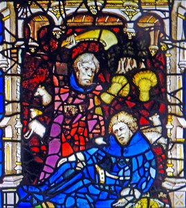York Minster - Cain and Abel. Free illustration for personal and commercial use.