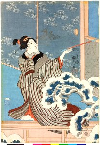 Yuki no asa 雪の朝 (Snowy Morning) (BM 2008,3037.18605 2)