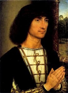 Hans Memling - Portrait of a Young Man - WGA14947. Free illustration for personal and commercial use.