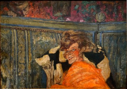Yvonne Printemps and Sacha Guitry, by Edouard Vuillard, c. 1917, oil on paper on canvas - Museu de Arte de São Paulo - DSC07350