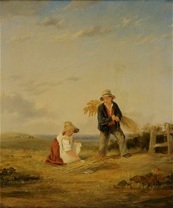 Youthful Gleaners by William Collins, c. 1816