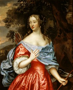 Young lady as Diana - Mytens