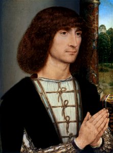 Retrato de un hombre joven orante, por Hans MemlingFXD