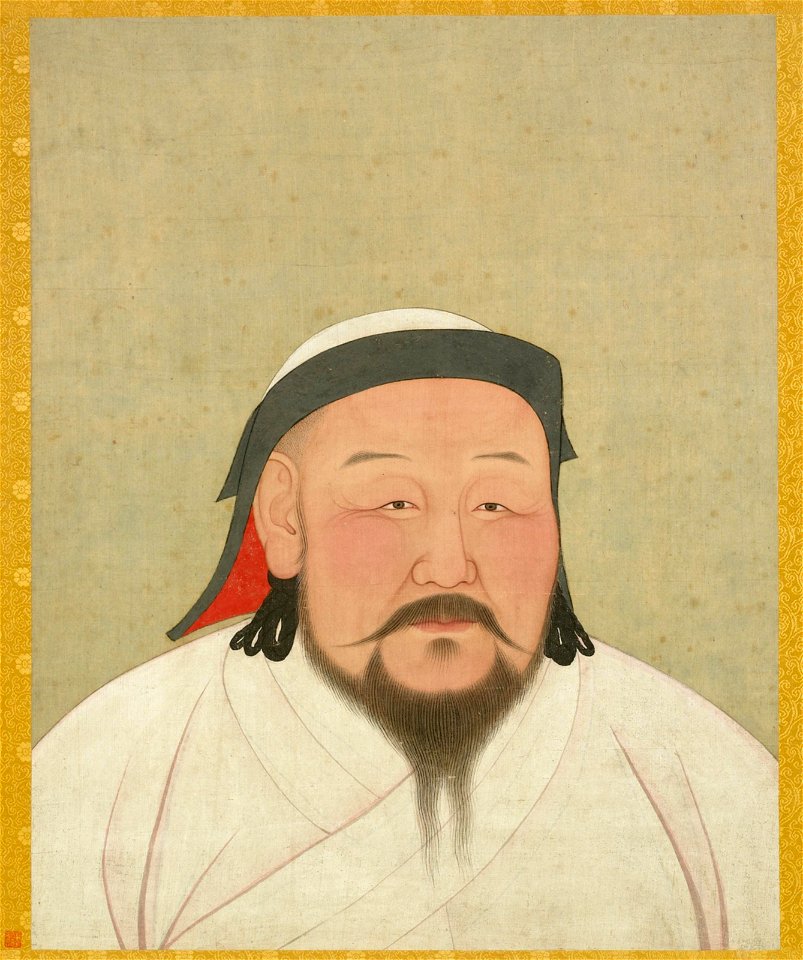 YuanEmperorAlbumKhubilaiPortrait