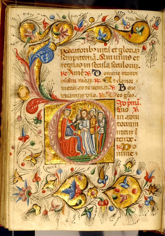 Zanino di Pietro - Leaf from Book of Hours - Walters W32284V - Open Reverse