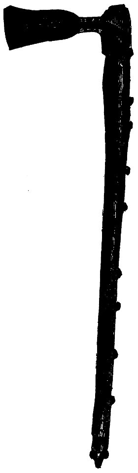 Yxa från Borlanda i Söraby socken Hyltén-Cavallius Wärend och Wirdarne (1868) s227