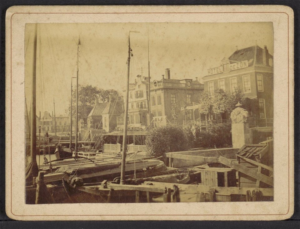 Zaandam, haven en Dam, Afb ANWZ00503000001