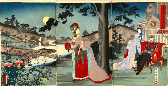 Yōshū Chikanobu Koki noryo no zu
