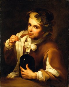 Young Man drinking Wine - Nationalmuseum - 17757