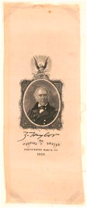 Z. Taylor, the people's choice, inaugurated March 5th, 1849 LCCN2003689262