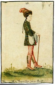 Young Hungarian count in Transylvania