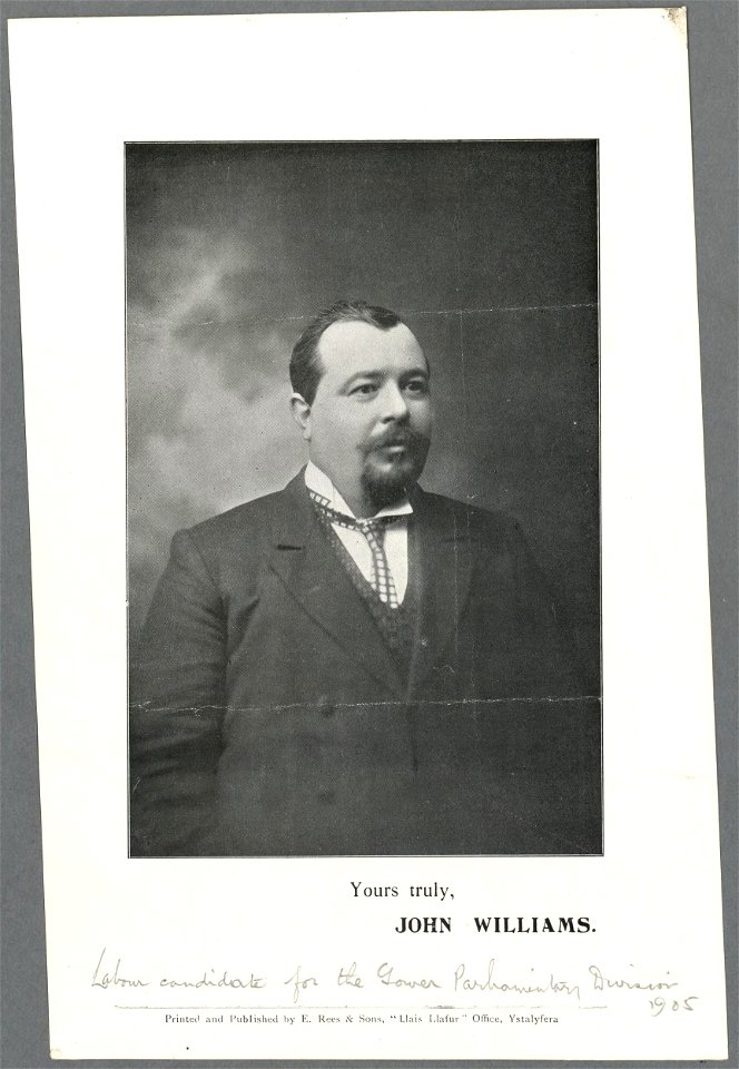 Yours truly, John Williams (5293993)