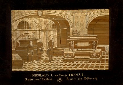 Zar Nikolaus I am Sarg Franz I