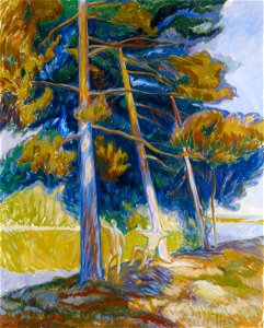 Yrjö Ollila - Rantamäntyjä - A-2013-74 - Finnish National Gallery
