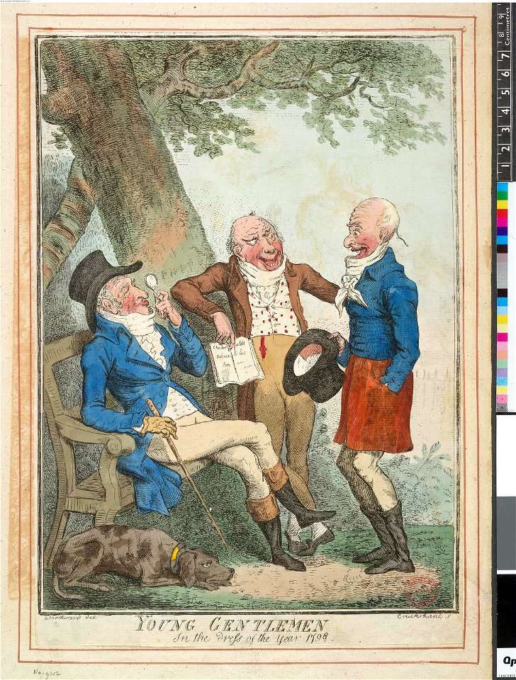 Young Gentlemen in the dress of the year 1798 (BM 1935,0522.8.15)