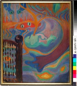 Yrjö Ramstedt - Kiljuva sänky - A-2005-62 - Finnish National Gallery