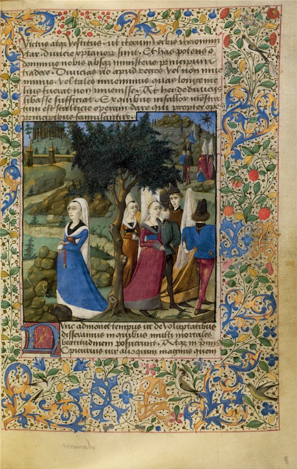 Young Men and Women Outdoors - Google Art Project