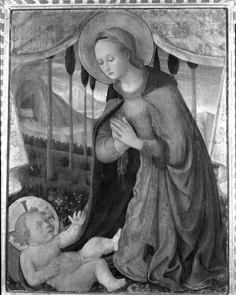 Zanobi Strozzi - Madonna and Child - 1958.34 - Fogg Museum