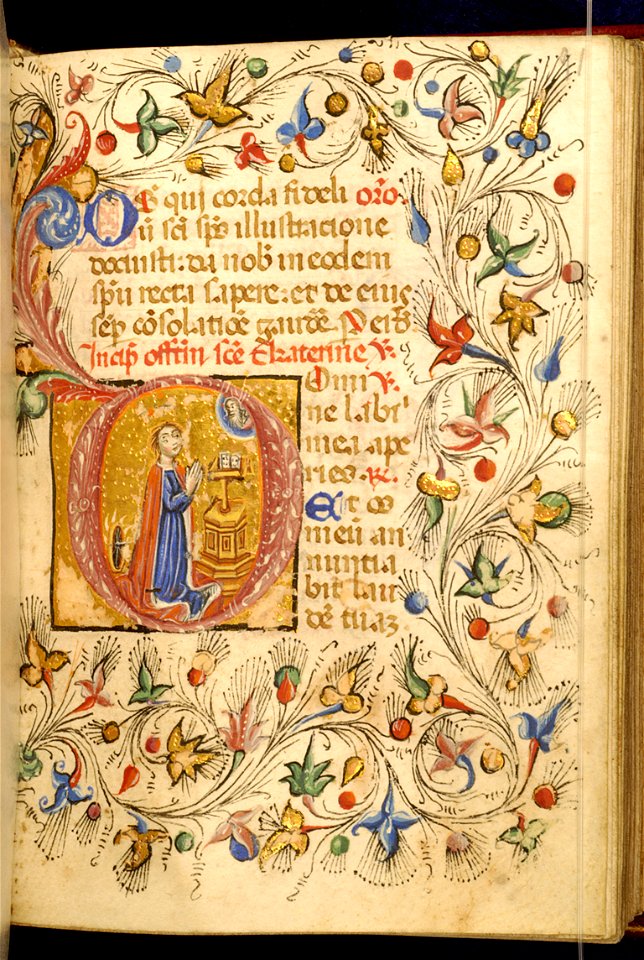 Zanino di Pietro - Leaf from Book of Hours - Walters W32291R - Open Obverse