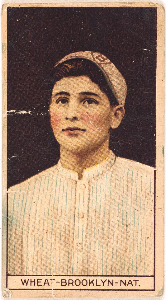 Zack Wheat, Brooklyn Dodgers, baseball card portrait LCCN2008677921