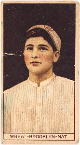 Zack Wheat, Brooklyn Dodgers, baseball card portrait LCCN2008677921