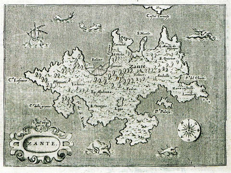 Zante - Porcacchi Tomaso - 1620
