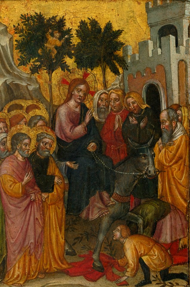 Zanino di Pietro The Entry of Christ Into Jerusalem