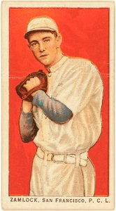 Zamlock, San Francisco Team, baseball card portrait LCCN2007685587