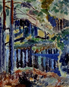 Yrjö Ollila - Metsälampi - A-2000-59 - Finnish National Gallery
