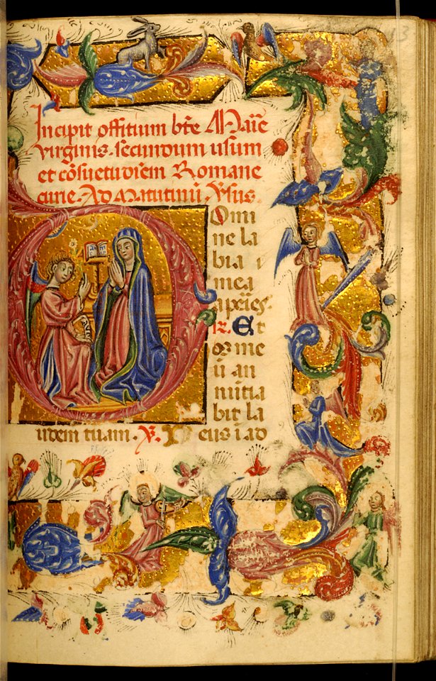 Zanino di Pietro - Leaf from Book of Hours - Walters W32213R - Open Obverse