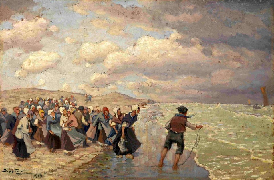 Виктор И. Зарубин - Жены рыбаков (1919)