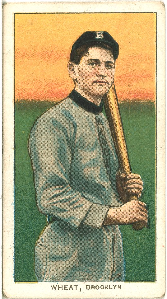 Zack Wheat, Brooklyn Superbas, baseball card portrait LCCN2008675150