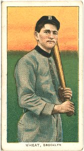 Zack Wheat, Brooklyn Superbas, baseball card portrait LCCN2008675150