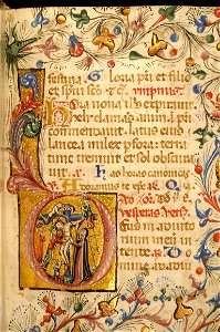 Zanino di Pietro - Leaf from Book of Hours - Walters W32287R - Obverse Detail