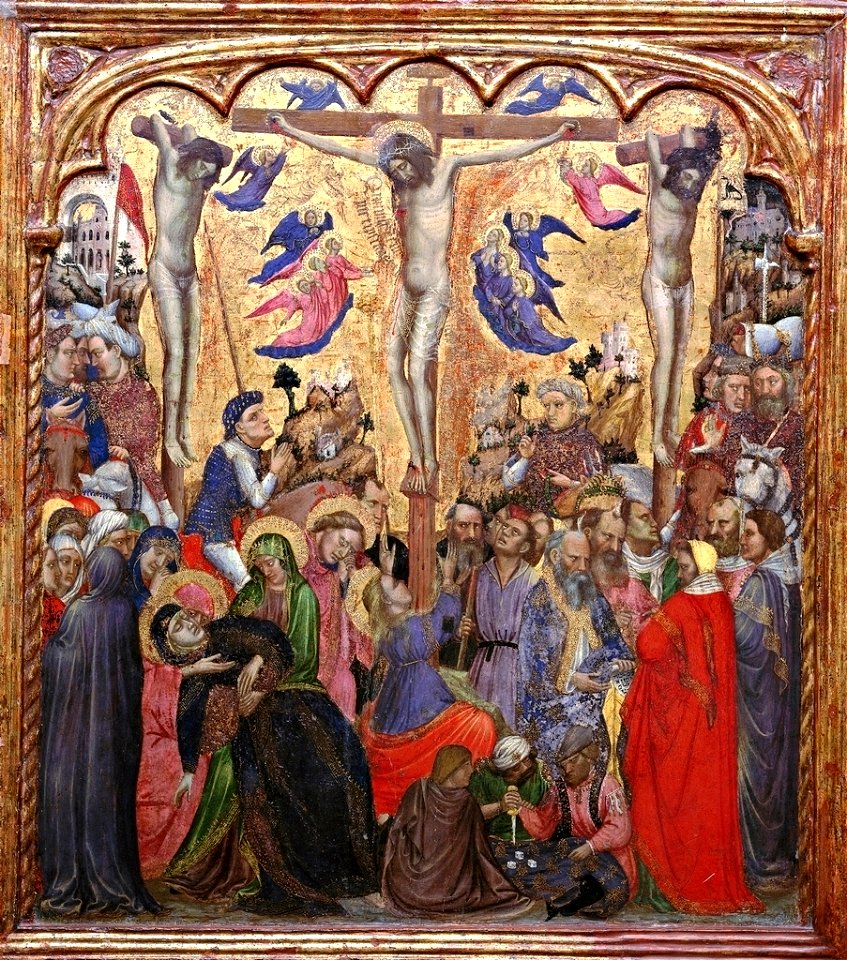 Zanino di Pietro, Crocifissione. ca 1410, Rieti, Museo Civico