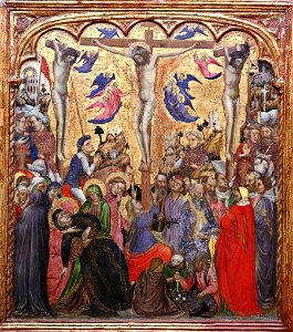 Zanino di Pietro, Crocifissione. ca 1410, Rieti, Museo Civico