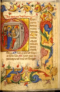 Zanino di Pietro - Leaf from Book of Hours - Walters W32241V - Open Reverse