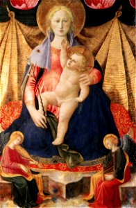 Zanobi strozzi, madonna dell'umiltà