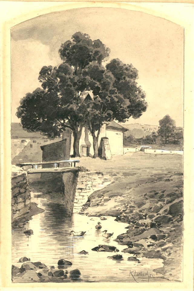 Zděný příkop na Březnici 3196