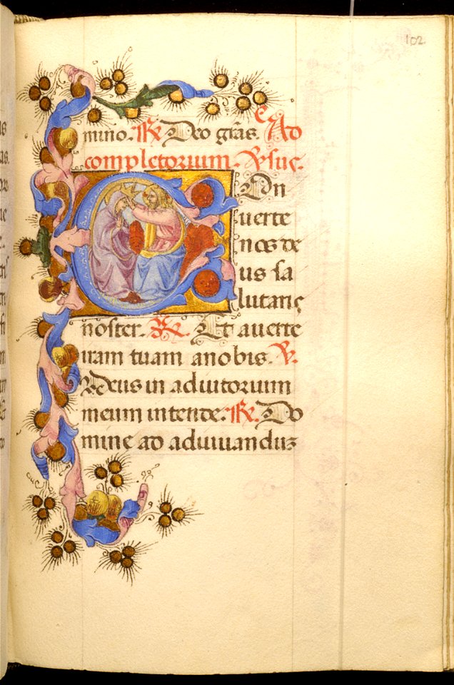 Zanobi di Benedetto Strozzi - Leaf from Adimari Book of Hours - Walters W767102R - Open Obverse