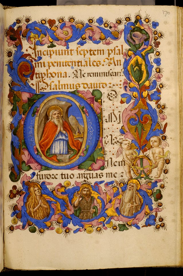 Zanobi di Benedetto Strozzi - Leaf from Adimari Book of Hours - Walters W767170R - Open Obverse