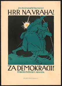 Za nasi samostatnost! Hrr na vraha! Za demokracii! Československá armáda - WI ; P&GA. LCCN2002719423