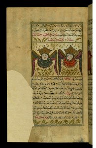Zakariya ibn Muhammad Qazwini - The Angels Called Mu'aqqibat - Walters W65951A - Full Page