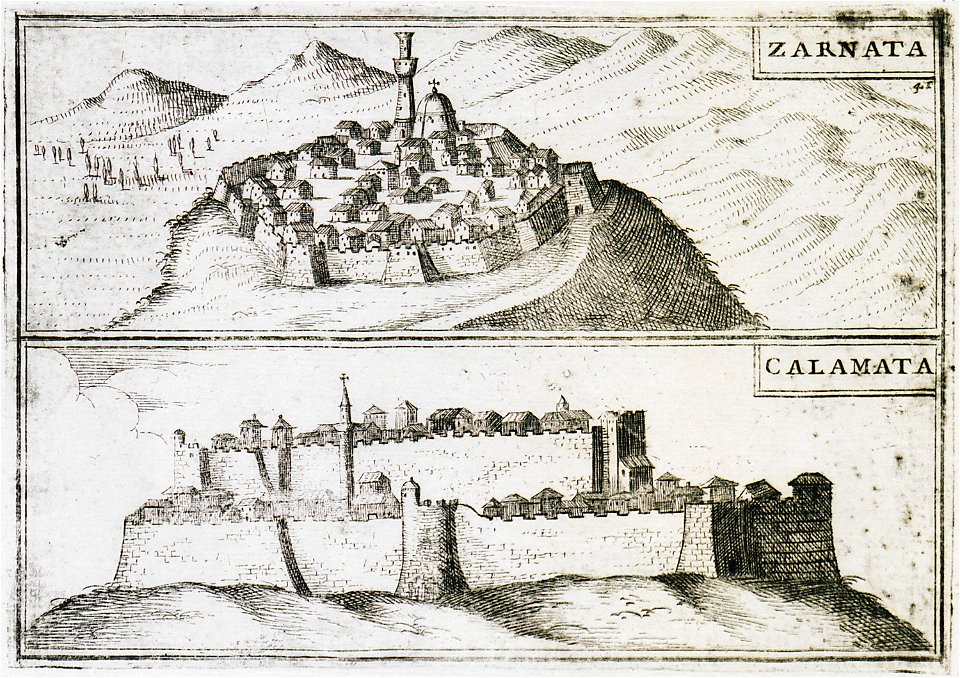 Zarnata Calamata - Coronelli Vincenzo - 1686