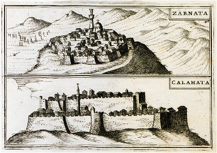 Zarnata Calamata - Coronelli Vincenzo Maria - 1708