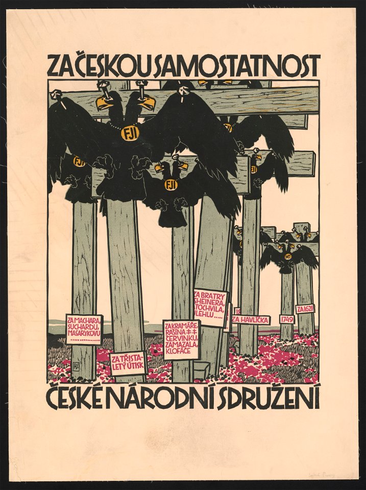 Za ceskou samostatnost, Ceske narodni sdruzeni - PV. LCCN2002719424