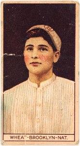 Zack Wheat, Brooklyn Dodgers, baseball card portrait LCCN2008677921